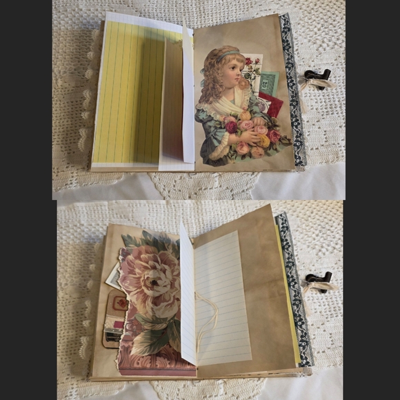 Brown Journal with Clip - Picture 7 of 12